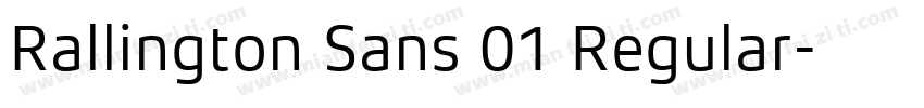 Rallington Sans 01 Regular字体转换